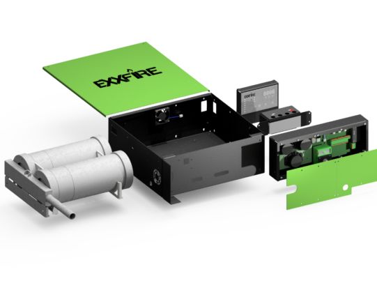 EXXFIRE blusoplossing exploded view